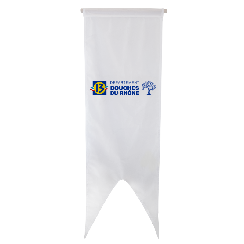 Oriflamme du Conseil Départemental des Bouches-du-Rhône