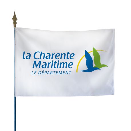Drapeau du Conseil Départemental de la Charente-Maritime