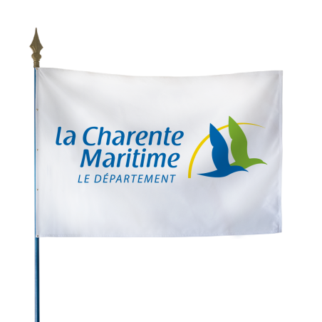 Drapeau du Conseil Départemental de la Charente-Maritime