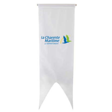 Oriflamme du Conseil Départemental de la Charente-Maritime