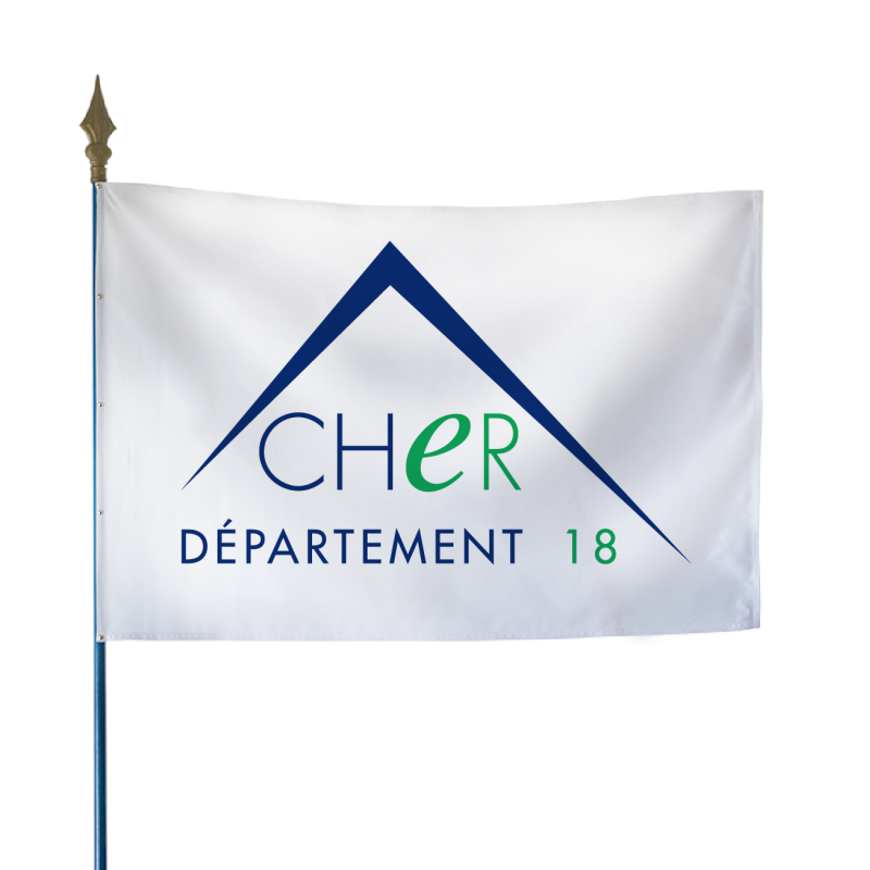 Drapeau du Conseil Départemental du Cher