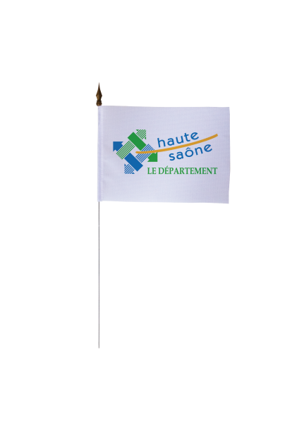 Drapeau de table du  Conseil Départemental de la Haute-Saône - 10x15 cm