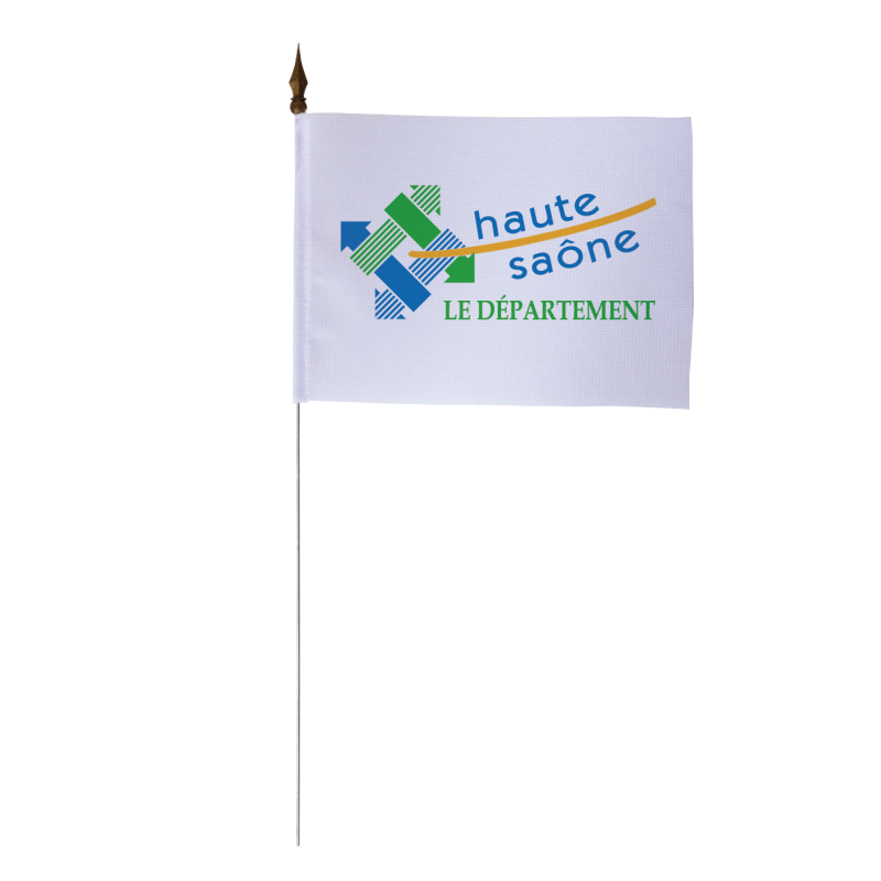 Drapeau de table du  Conseil Départemental de la Haute-Saône - 10x15 cm