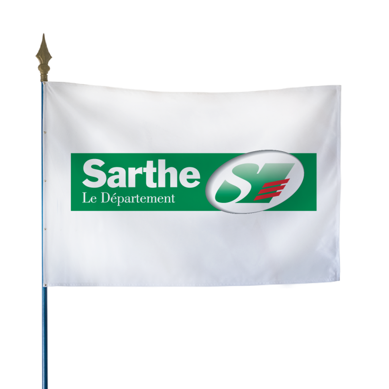 Drapeau du Conseil Départemental de la Sarthe