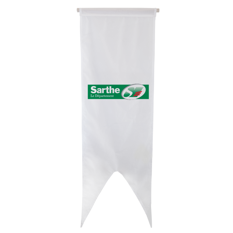 Oriflamme du Conseil Départemental de la Sarthe