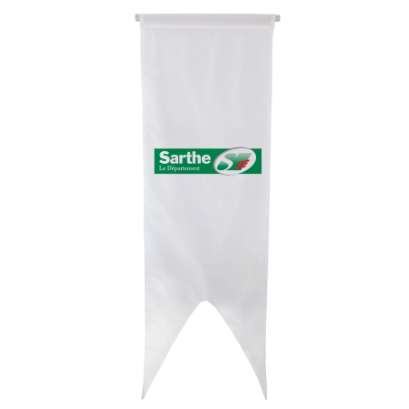 Oriflamme du Conseil Départemental de la Sarthe