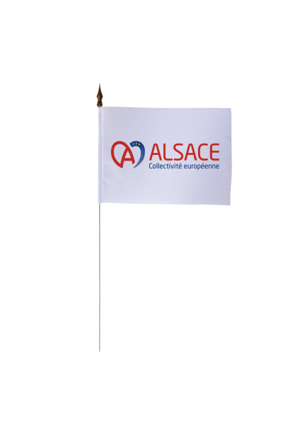 Drapeau de table de la Collectivité Européenne d'Alsace