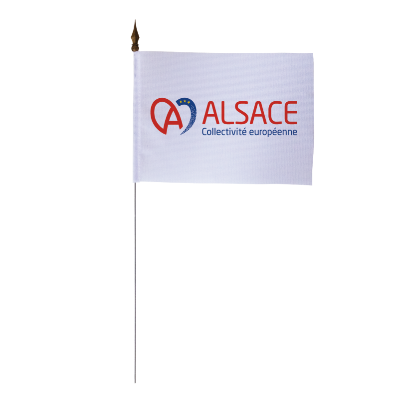 Drapeau de table de la Collectivité Européenne d'Alsace