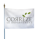 Drapeau du Conseil Départemental de la Corrèze