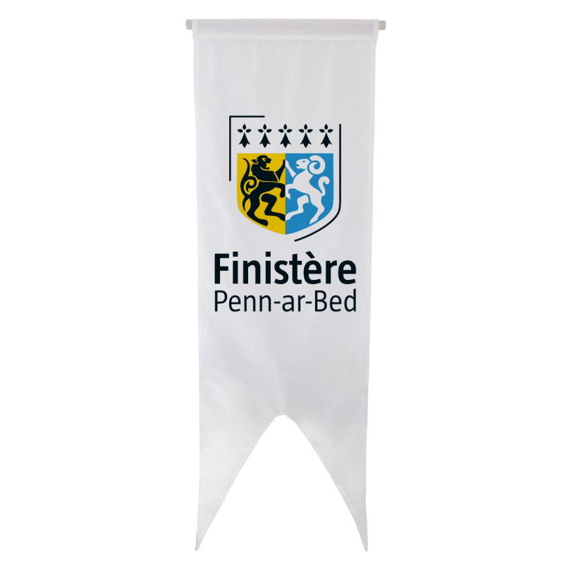 Oriflamme du Conseil Départemental du Finistère