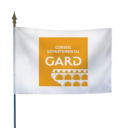 Drapeau du Conseil Départemental du Gard