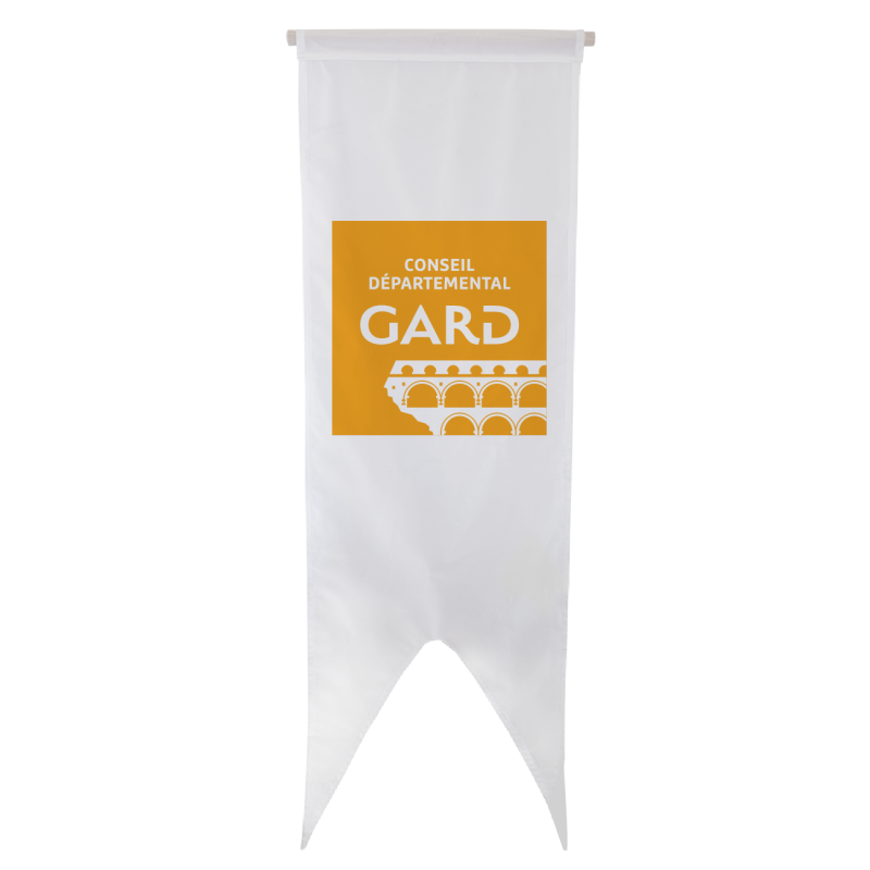 Oriflamme du Conseil Départemental du Gard