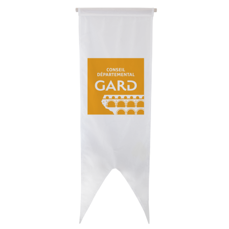 Oriflamme du Conseil Départemental du Gard
