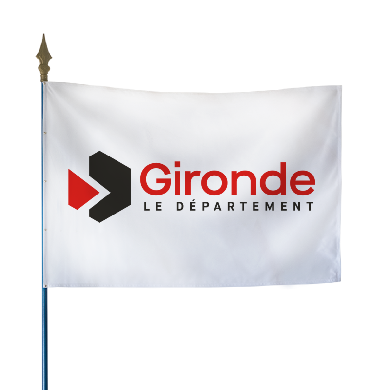 Drapeau du Conseil Départemental de la Gironde