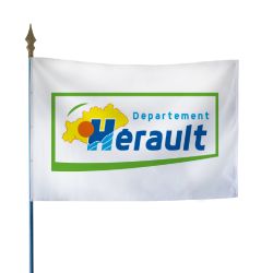 Drapeau du Conseil Départemental de l'Hérault