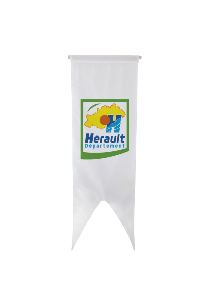 Oriflamme du Conseil Départemental de l'Hérault