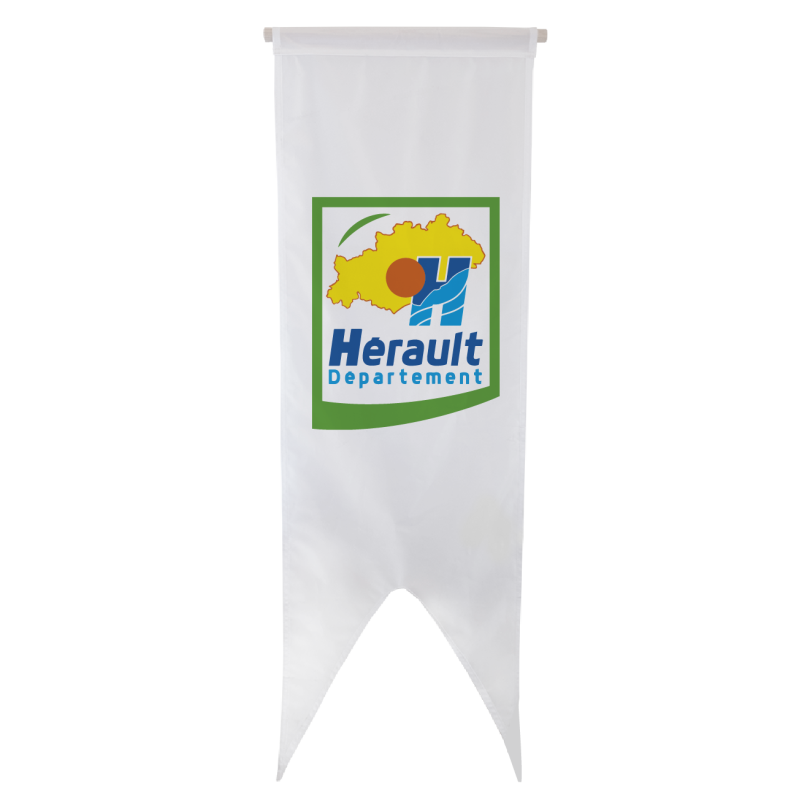 Oriflamme du Conseil Départemental de l'Hérault