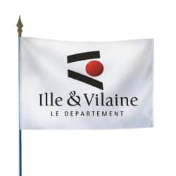 Drapeau du Conseil Départemental d'Ille-et-Vilaine