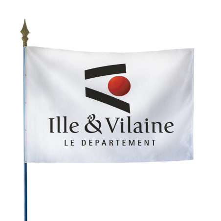 Drapeau du Conseil Départemental d'Ille-et-Vilaine