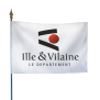 Drapeau du Conseil Départemental d'Ille-et-Vilaine
