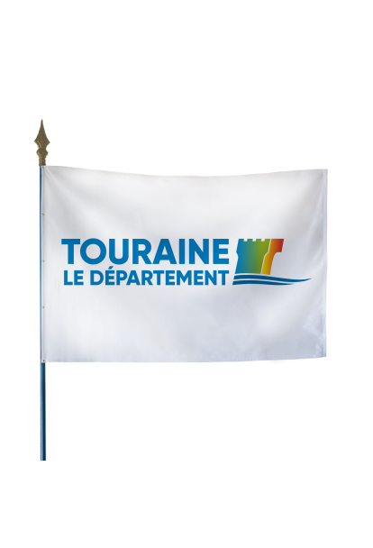 Drapeau du Conseil Départemental de l'Indre-et-Loire