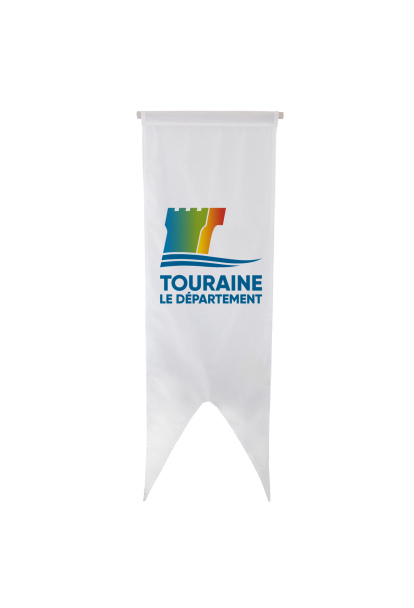 Oriflamme du Conseil Départemental de l'Indre-et-Loire