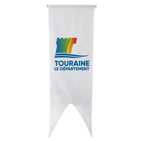 Oriflamme du Conseil Départemental de l'Indre-et-Loire