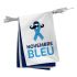 Guirlande pavillons Novembre Bleu Movember en maille
