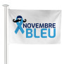 Pavillon Novembre Bleu Movember - Modèle A