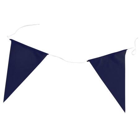 Guirlande 20 flammes Novembre Bleu Movember en maille