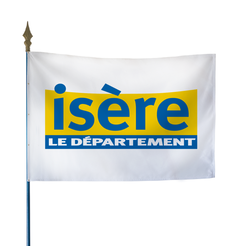 Drapeau du Conseil Départemental de l'Isère