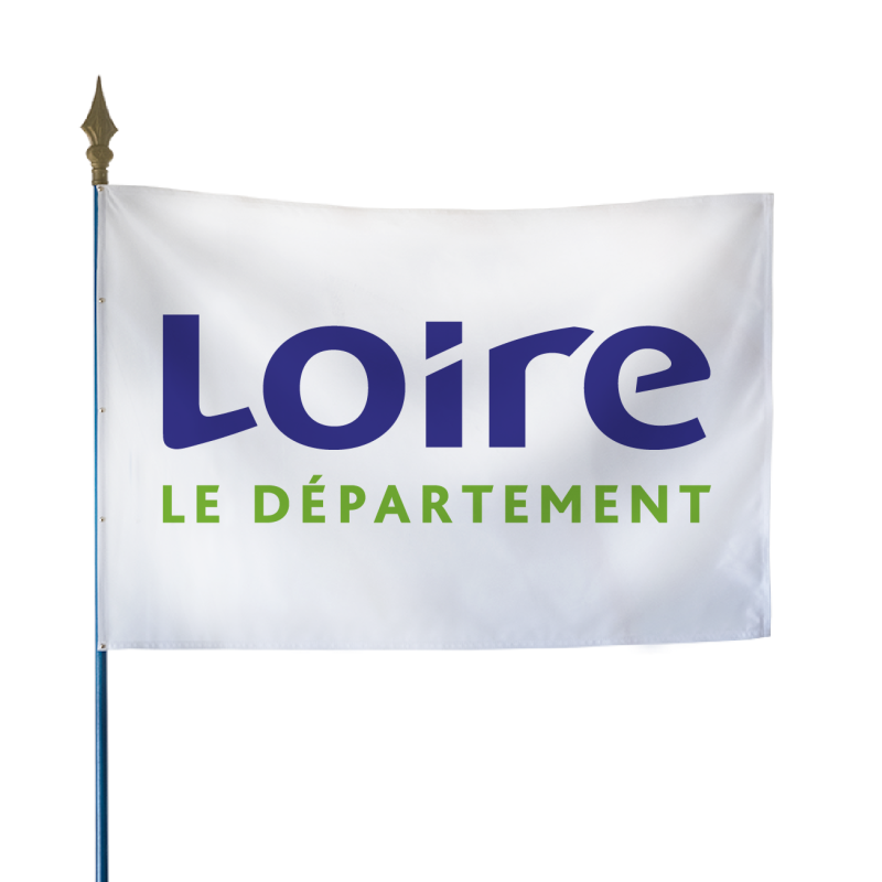 Drapeau du Conseil Départemental de la Loire