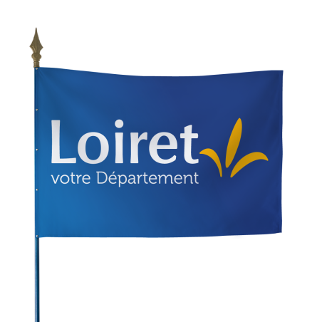 Drapeau du Conseil Départemental du Loiret