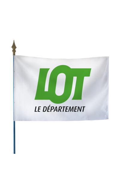 Drapeau du Conseil Départemental du Lot
