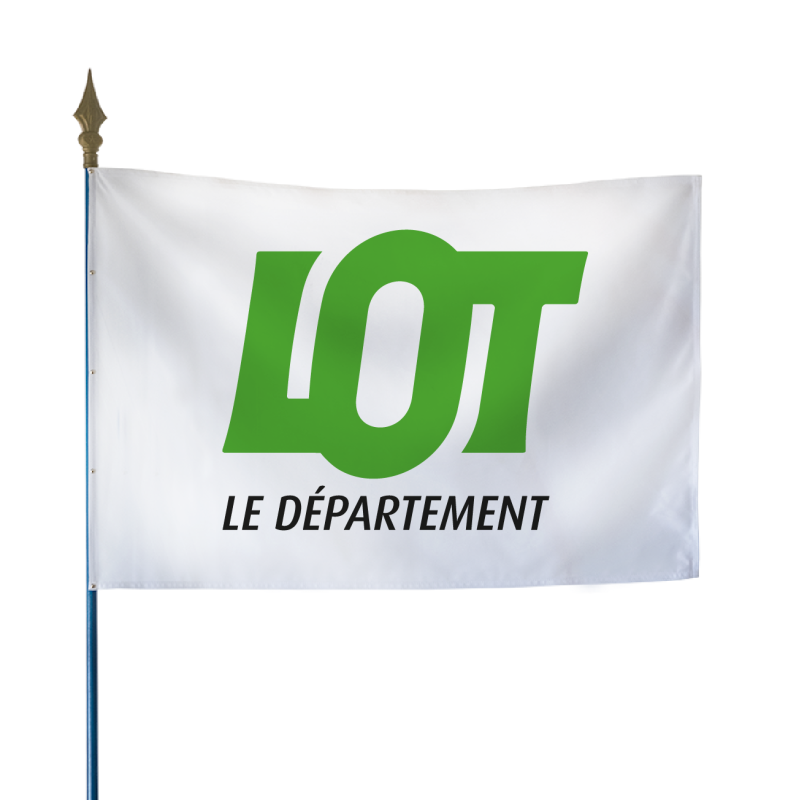 Drapeau du Conseil Départemental du Lot