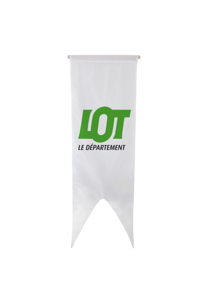 Oriflamme du Conseil Départemental du Lot