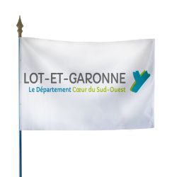 Drapeau du Conseil Départemental du Lot-et-Garonne