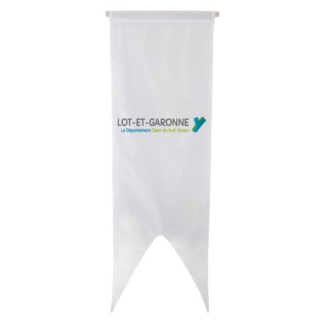 Oriflamme du Conseil Départemental du Lot-et-Garonne