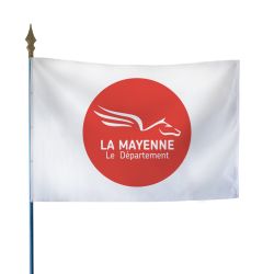 Drapeau du Conseil Départemental de la Mayenne