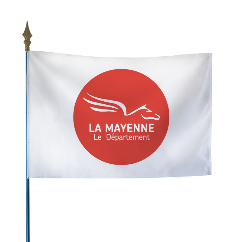 Drapeau du Conseil Départemental de la Mayenne