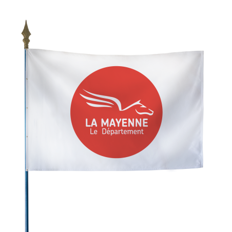 Drapeau du Conseil Départemental de la Mayenne