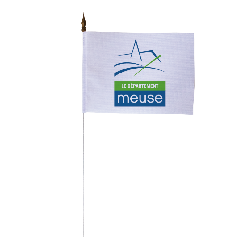 Drapeau de table du Conseil Départemental de la Meuse 10x15 cm