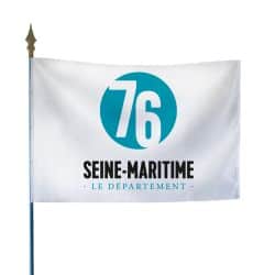Drapeau du Conseil Départemental de la Seine-Maritime