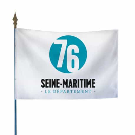 Drapeau du Conseil Départemental de la Seine-Maritime
