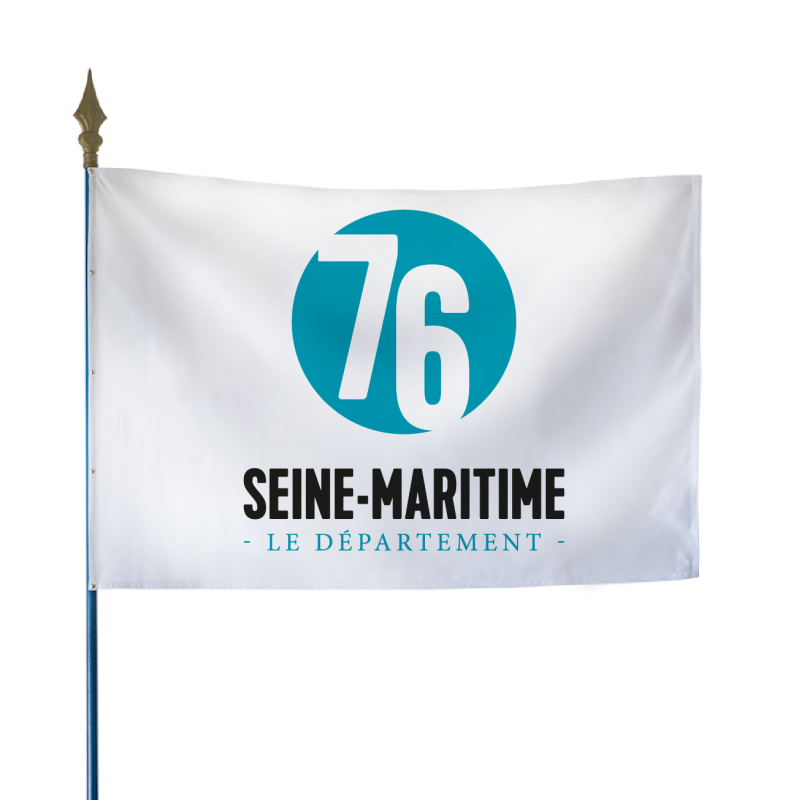 Drapeau du Conseil Départemental de la Seine-Maritime