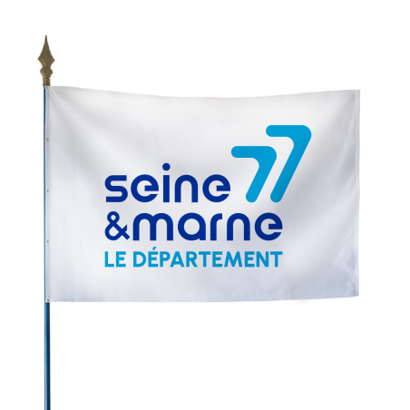 Drapeau du Conseil Départemental de la Seine-et-Marne 