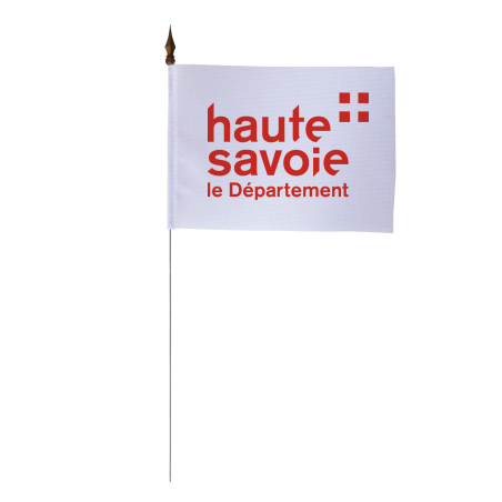 Drapeau de table du Conseil Départemental de la Haute-Savoie 10x15 cm