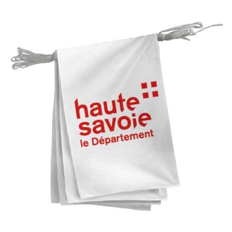 Guirlande du Conseil Départemental de la Haute-Savoie - A l'unité