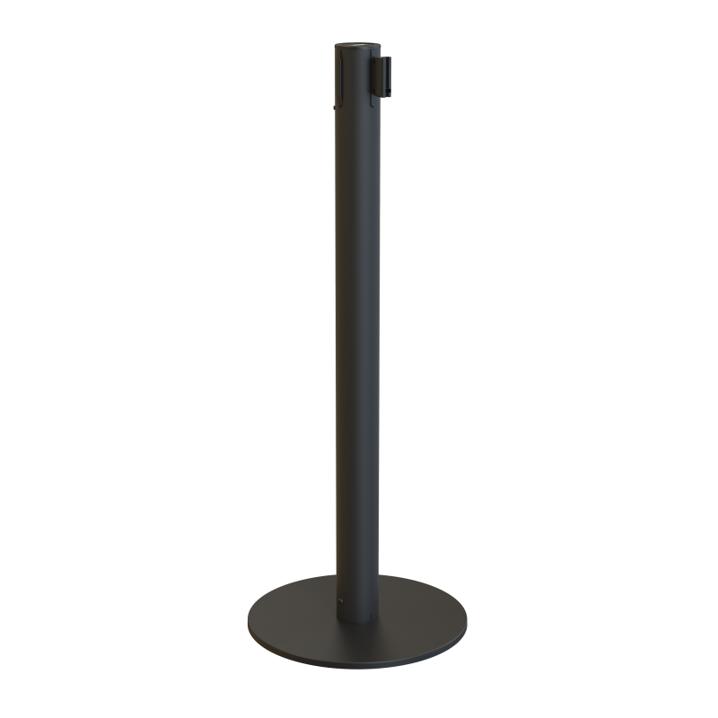 Poteau de guidage à sangle