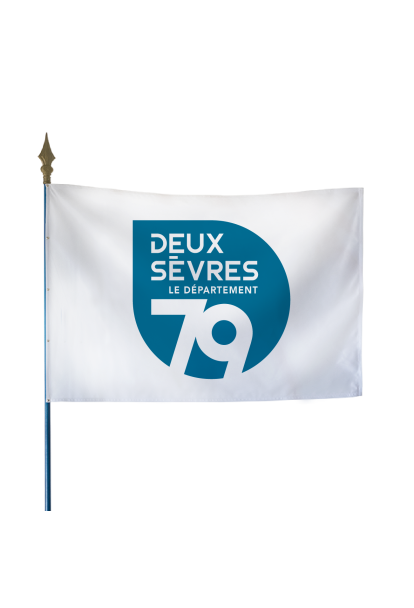 Drapeau du Conseil Départemental des Deux-Sèvres